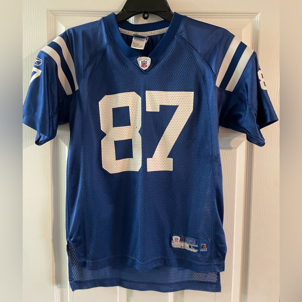 Reebok Indianapolis Colts Reggie Wayne Jersey Youth Large 14-16